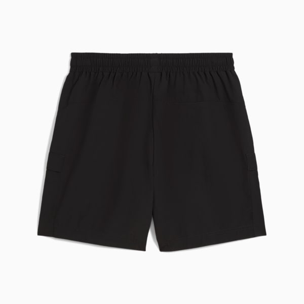WARDROBE ESSENTIALS Men's Relaxed 6" Cargo Shorts, PUMA Black, extralarge